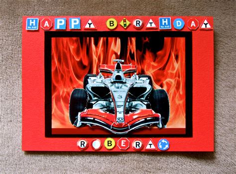 Printable Race Car Birthday Cards Printable Birthday Cards