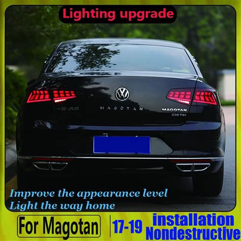 Car Led Tail Light Taillight For Volkswagen Vw Passat B