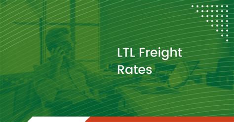 What Are LTL Freight Rates? - PLS Logistic Services