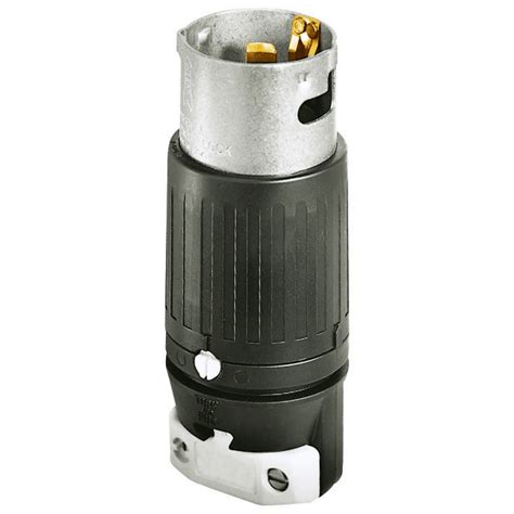 Locking Devices Industrial Male Plug 50A 125 250V 3 Pole 4 Wire