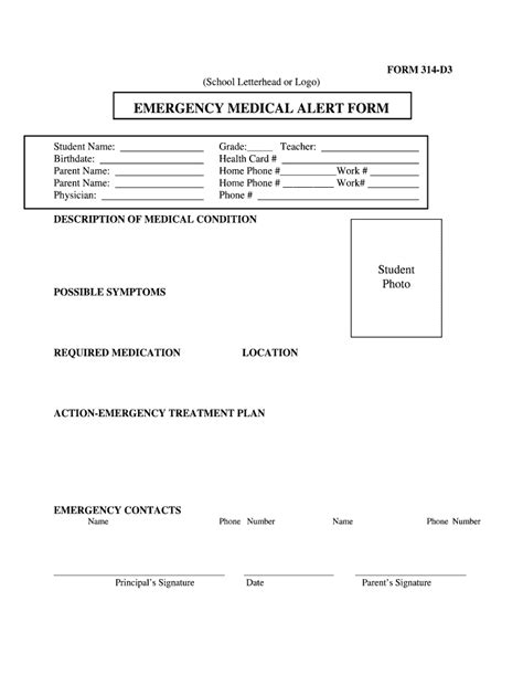 Free Printable Emergency Medical Forms Fill Out And Sign Online Dochub