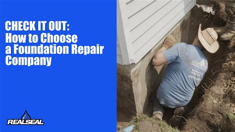 Trailer How To Choose A Foundation Repair Company Youtube