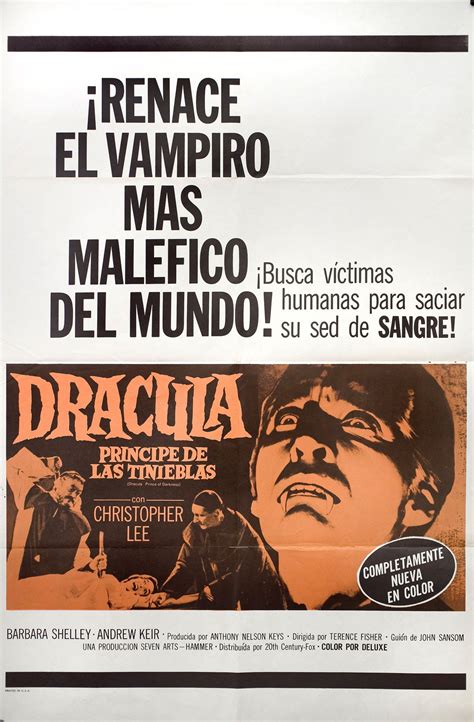 Dracula: Prince of Darkness 1966 U.S. One Sheet Poster - Posteritati ...