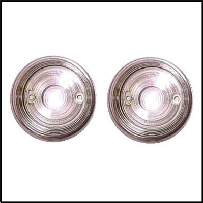 Pair Of NOS PN 2094600 Parking Turn Signal Lamp Lenses For 1961 Dodge