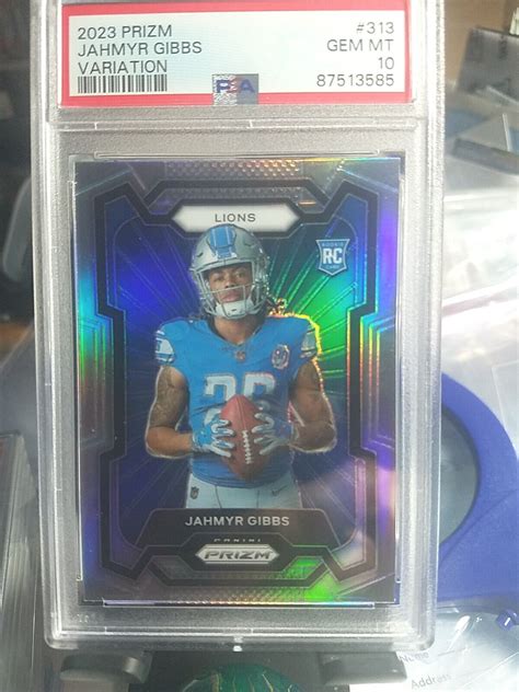 Jahmyr Gibbs Prizm Rookie Variation Silver Price Guide