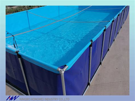 Plastic Pvc Biofloc Aquaculture Tank Fish Farming Tarpaulin Pond For