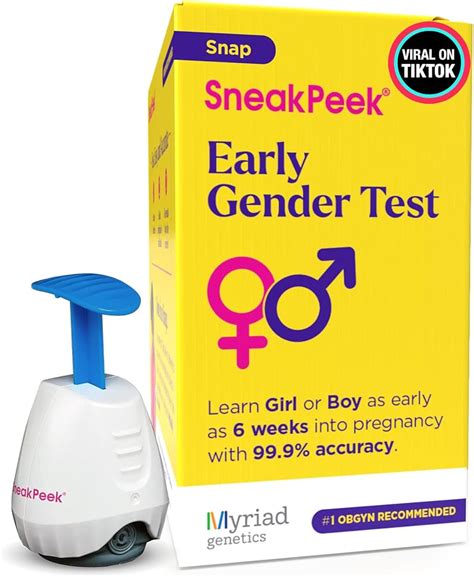 Sneakpeek At Home Gender Test