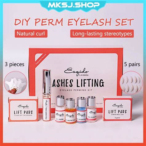 Eyelash Perming Set Professional Diy Lash Lift Kit Keratin Lifting Perm