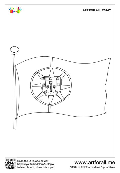 How To Draw The National Flag Of Portugal