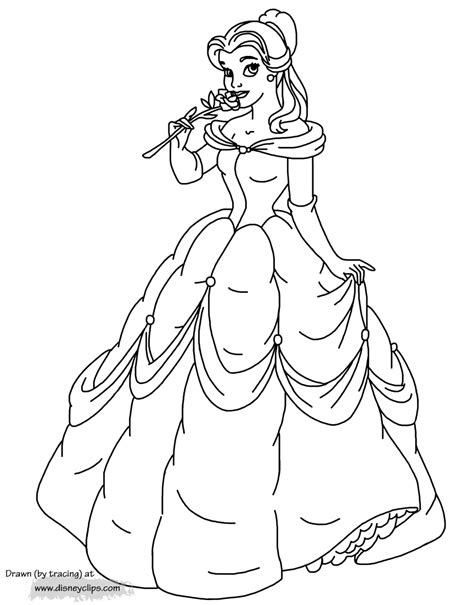 81 Printable Beauty And The Beast Coloring Pages