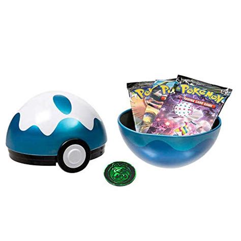 Pokemon Pokeball Tins Trading Cards Pack Assortment Colors May