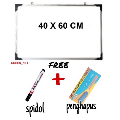 Jual Papan Tulis Spidol Dan Kapur Whiteboard Blackboard Ukuran X