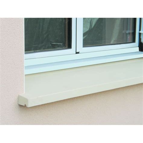 appui fenetre beton polymere rexlan 33cm 170 180 ivoire VM Matériaux