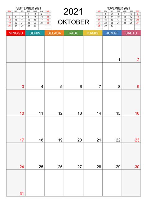 Kalender Oktober 2021 Kalender365su