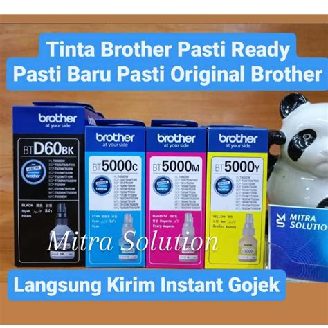 Jual TINTA BROTHER BTD60BK BT6000BK BT5000 SERIES BT D 60 BK BT D60