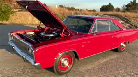 Scorch Red Dodge Coronet R T Flexes Hemi V Just In Time For