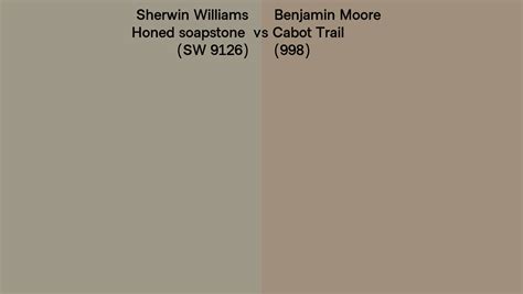 Sherwin Williams Honed Soapstone Sw 9126 Vs Benjamin Moore Cabot