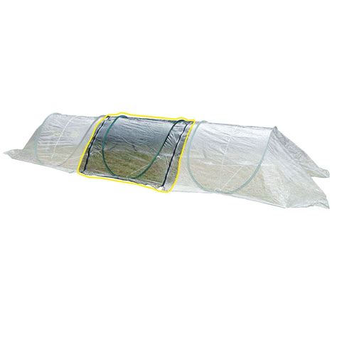 Folientunnel Aus Transparenter Pvc Folie Pflanztunnel Fr Hbeettunnel