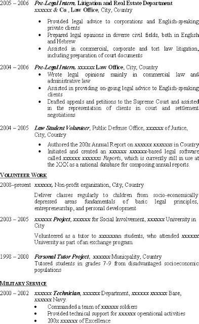 Portion Of Fantastic Cv Or Resume For Llm Applicant Resume Legal Advice Best Resume