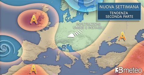 Meteo Tendenza Prossima Settimana Senza Anticiclone Italia Sempre