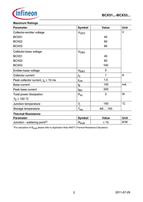 Original Pnp Transistor Bcx V A Al Smd Code Sot New Pdf