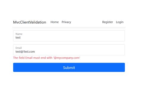 Client Side Validation In Mvc 5 Using Jquery Setting Jquery