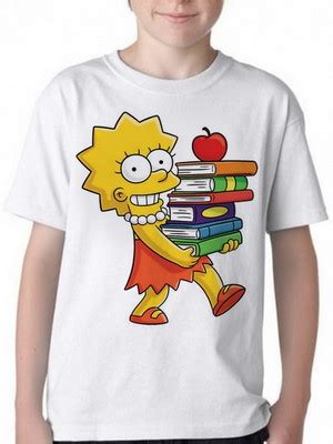 Camiseta Lisa Os Simpsons Infantil Compre Produtos Personalizados No Elo