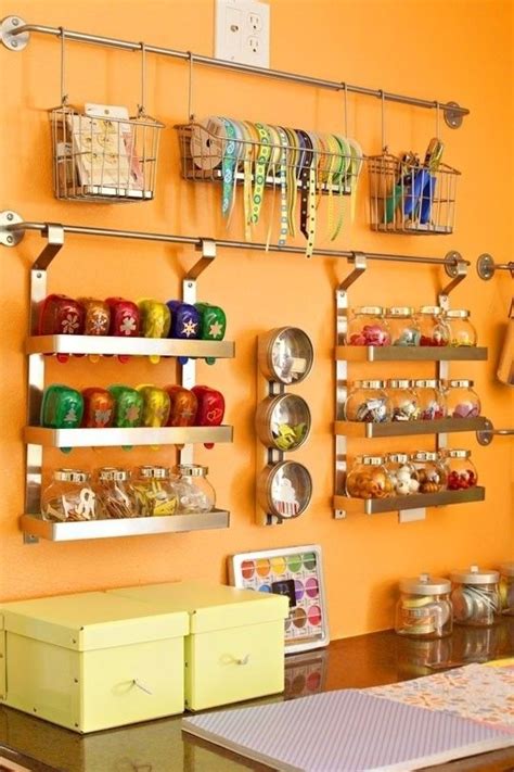 Ikea Wall Storage Put To Good Use For The Crafters Room Get Moving