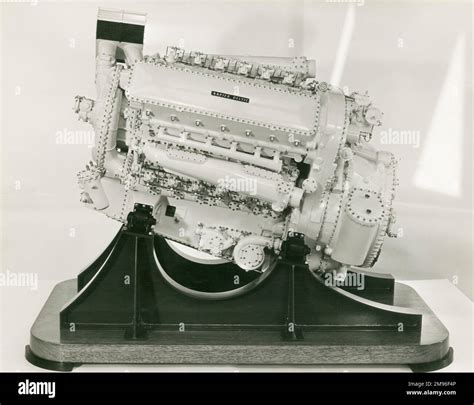 Model Napier Deltic engine Stock Photo - Alamy