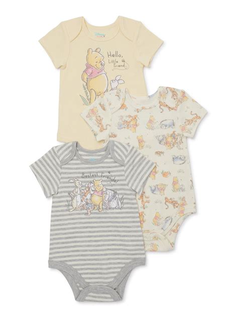 Disney Baby Wishes Dreams Winnie The Pooh Infant Baby Short Sleeve