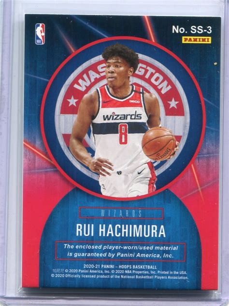 Letao Panini Nba Hoops Rookie Remembrance Jersey Rui