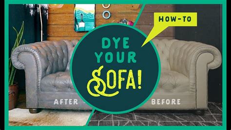 HOW TO Dye Your Sofa Video Tutorial Eps 001 BabeCave TV YouTube