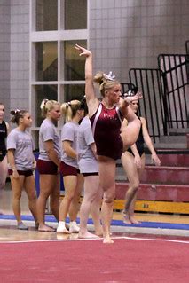 TWU Gymnastics Floor Brittany Johnson February 26 Dento Flickr