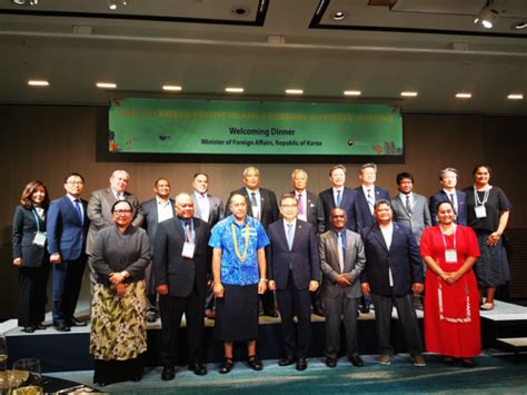 Manele Attends Th Korea Pacific Islands Foreign Affairs Ministers