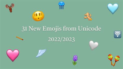 🤍 New Emoji 150 2022 2023 From The Unicode Consortium Youtube