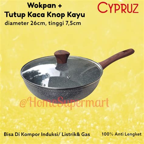 Jual Cypruz Panci Grey Anti Lengket Panci Wajan Anti Lengket