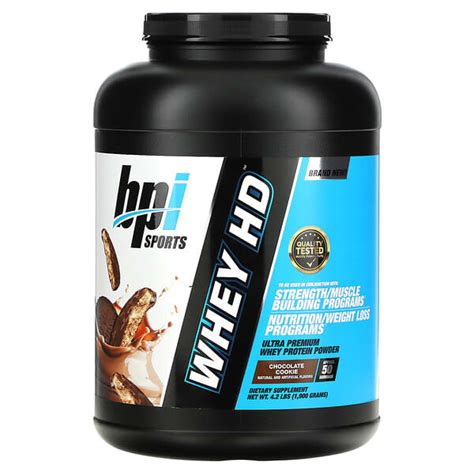 BPI Sports, Whey HD, Ultra Premium Whey Protein Powder, Chocolate ...