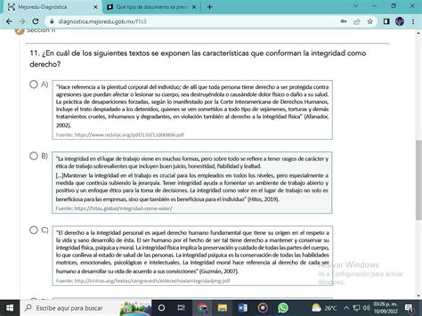 En Cu L De Los Siguientes Textos Se Exponen Las Caracter Sticas