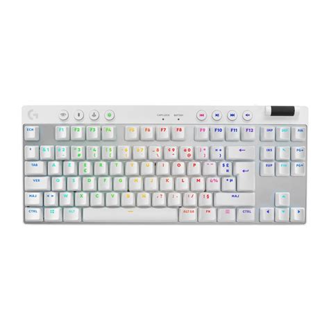 Clavier Gaming mécanique sans fil Azerty Logitech G PRO X TKL