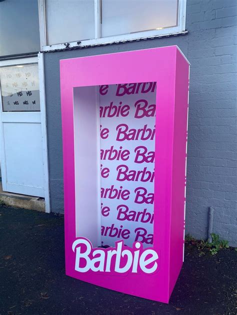 6ft High Life Size Barbie Box Prop Events Signage Selfie Signs Barbie