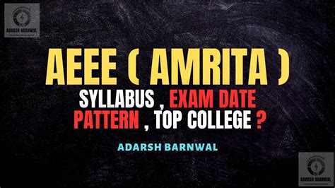 Aeee Syllabus Exam Pattern Important Chapters Pyqs