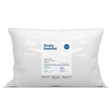 Simply Essential Adjustable Memory Foam Bed Pillow Queen Ralphs