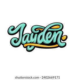 Graffiti Names Lettering Typography Art Illustration Stock Vector ...