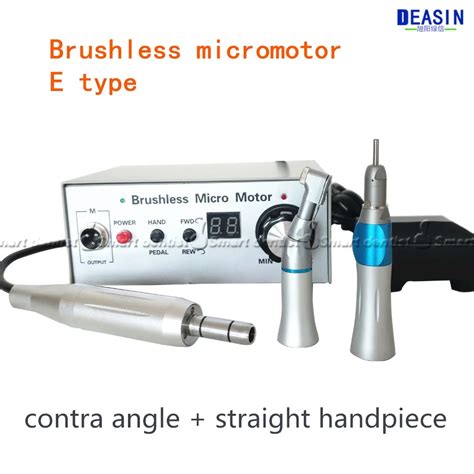 NEW 50 000 RPM Brushless Dental Micromotor Polishing Unit With Contra