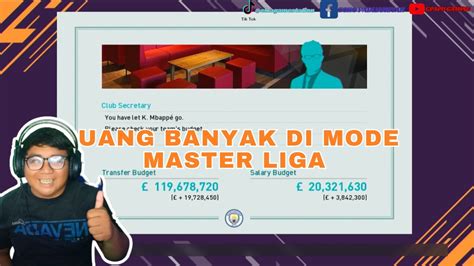 Tips Dan Trick Mendapatkan Uang Banyak Di Mode Master Liga PES GEMBOX