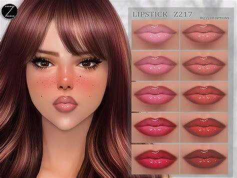 Zenx S Lipstick Z In Sims Cc Makeup Makeup Cc Sims