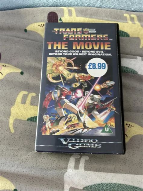 Transformers The Movie Vhs Video Cassette Uk Rare