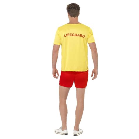 Men's Baywatch Costume Fully Licensed by Smiffys 32868 | Karnival Costumes