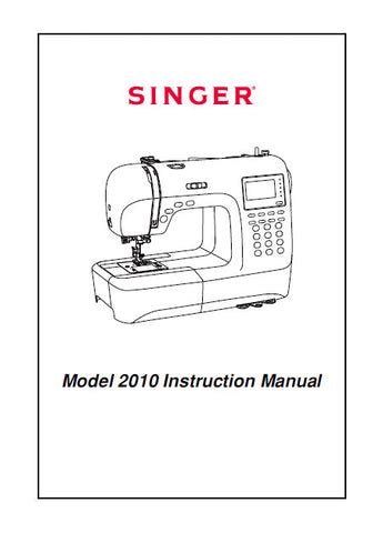 SINGER MODEL 2010 SEWING MACHINE INSTRUCTION MANUAL 84 PAGES ENG – THE MANUALS SERVICE