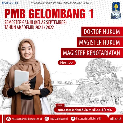 Pengumuman Hasil Seleksi Penerimaan Mahasiswa Baru Program Magister Dan Doktor Fakultas Hukum